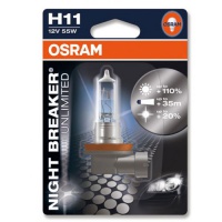 Автолампа галогенная OSRAM H11 NIGHTBREAKER UNLIMITED + 110% 12V 55W (2шт.)