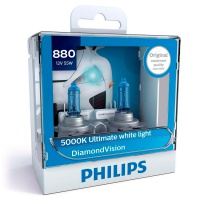 Автомобильная лампа PHILIPS DIAMOND VISION H27 880 55W (2шт.)