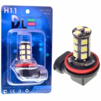 Светодиодная автомобильная лампа DLED H11 - 18 SMD 5050 Black (2шт.)